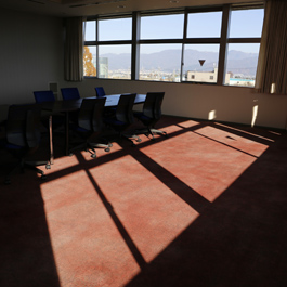 a conference room 