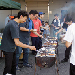 BBQ風景