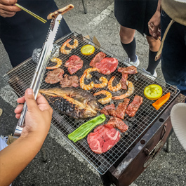 BBQ風景