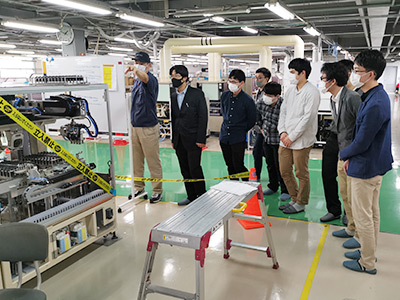 信州大学ロボット研究会 工場見学機械説明1