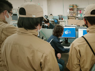 松本工業高校生 企業見学