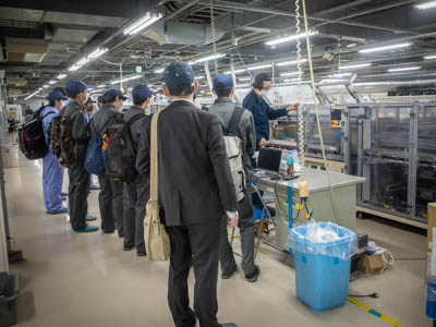 松本工業高校企業見学
