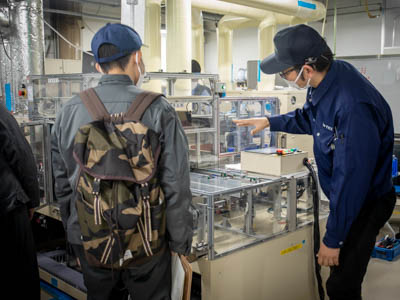 松本工業高校企業見学