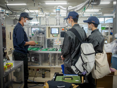 松本工業高校企業見学