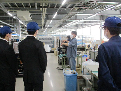 松本工業高校企業見学