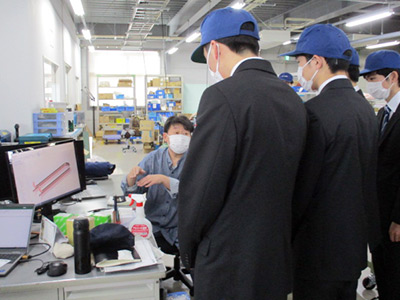 松本工業高校企業見学