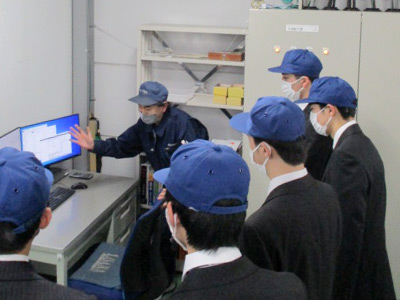 松本工業高校企業見学