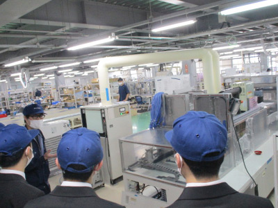 松本工業高校企業見学
