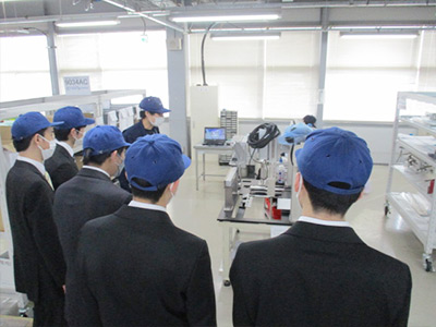 松本工業高校企業見学