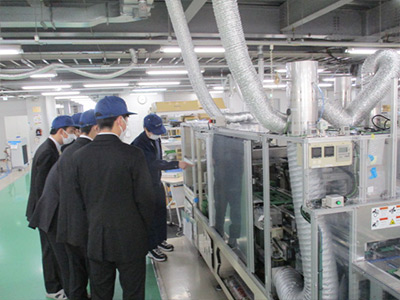 松本工業高校企業見学