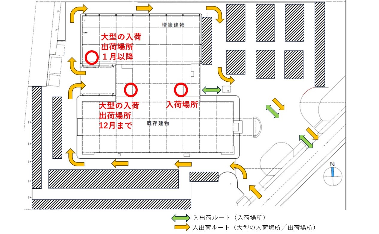 駐車場エリア